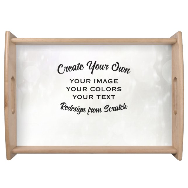 Create Your Own Custom Personalized Serving Tray (Front)