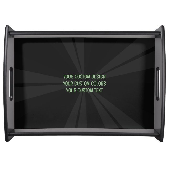 Create Your Own Custom Personalized Serving Tray (Front)