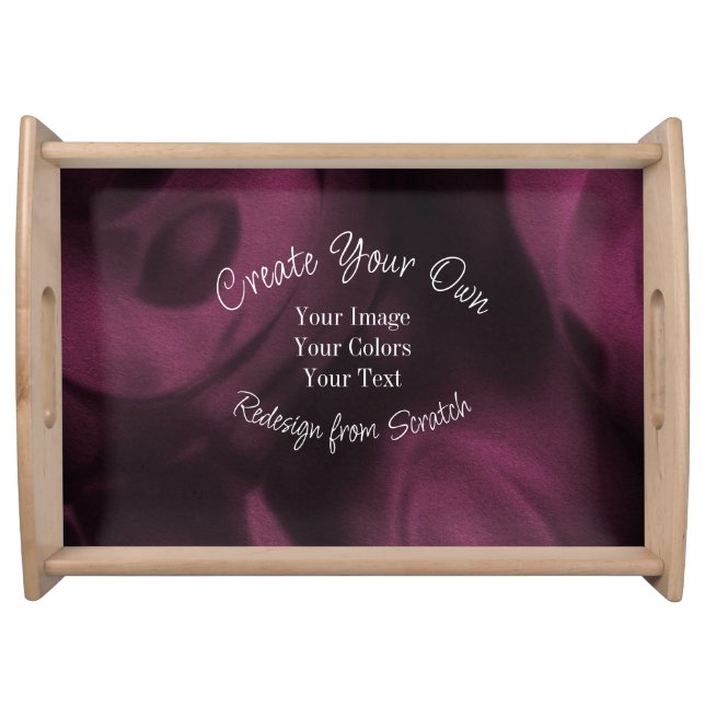 Create Your Own Custom Personalized Serving Tray (Front)