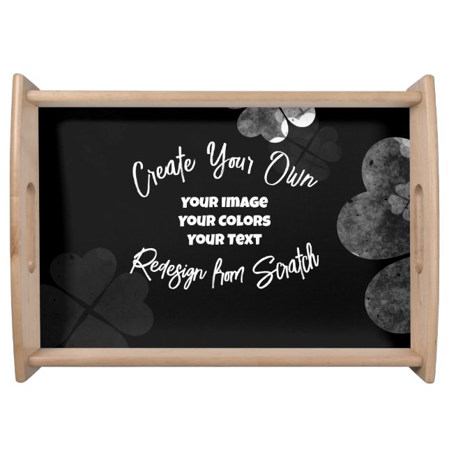 Create Your Own Custom Personalized Serving Tray (Front)