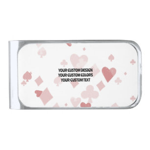 Create Your Own Custom Personalized Silver Finish Money Clip