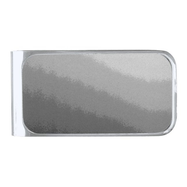 Create Your Own Custom Personalized Silver Finish Money Clip (Front)