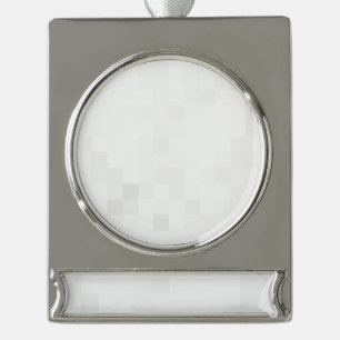 Create Your Own Custom Personalized Silver Plated Banner Ornament