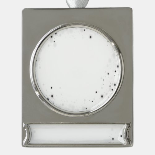 Create Your Own Custom Personalized Silver Plated Banner Ornament