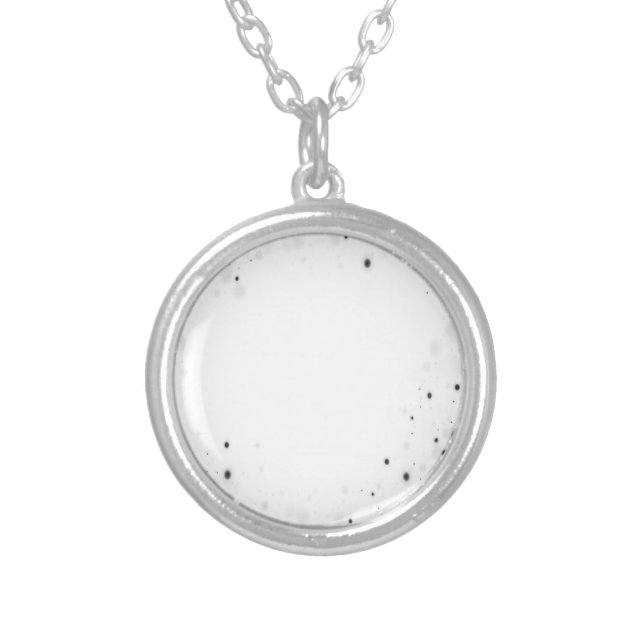 Create Your Own Custom Personalized Silver Plated Necklace (Front)