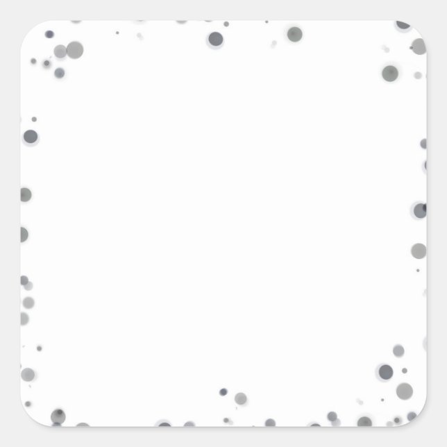 Create Your Own Custom Personalized Square Sticker (Front)