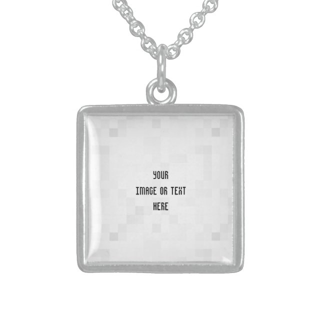 Create Your Own Custom Personalized Sterling Silver Necklace (Front)