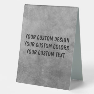 Create Your Own Custom Personalized Table Tent