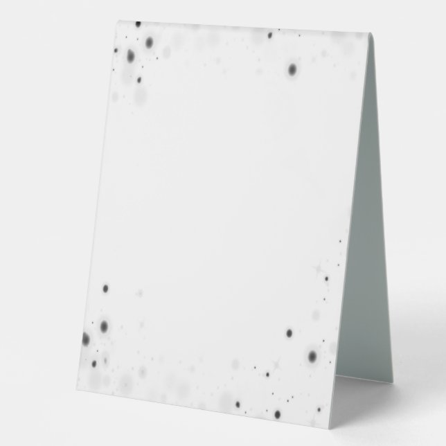 Create Your Own Custom Personalized Table Tent (Front)