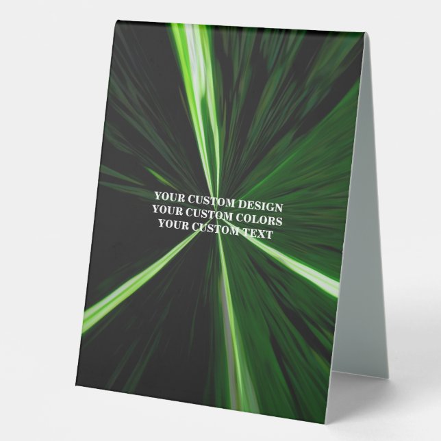 Create Your Own Custom Personalized Table Tent (Front)