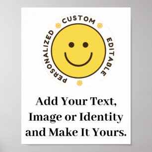Create Your Own Custom Personalized Template Matte Poster