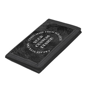 Create Your Own Custom Personalized Tri-fold Wallet