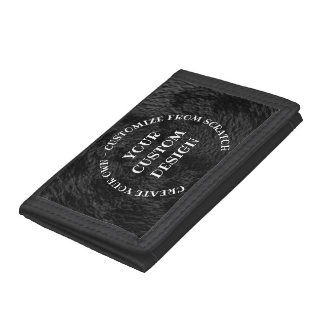 Create Your Own Custom Personalized Tri-fold Wallet (Bottom)