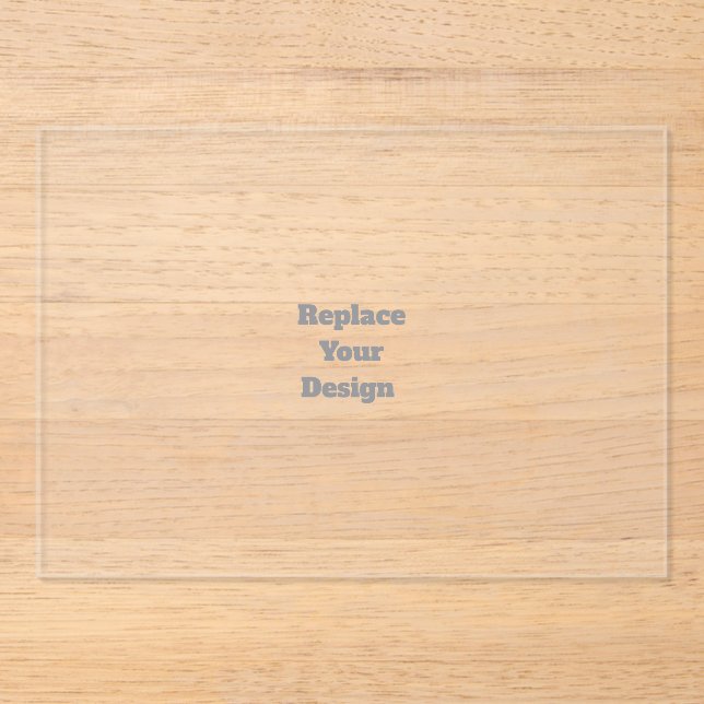 Create Your Own custom personalized﻿ Wedding Acrylic Invitations (Front)