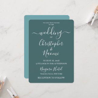 Create Your Own Custom Personalized Wedding Invitation