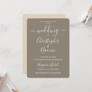 Create Your Own Custom Personalized Wedding Invitation