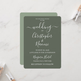 Create Your Own Custom Personalized Wedding Invitation