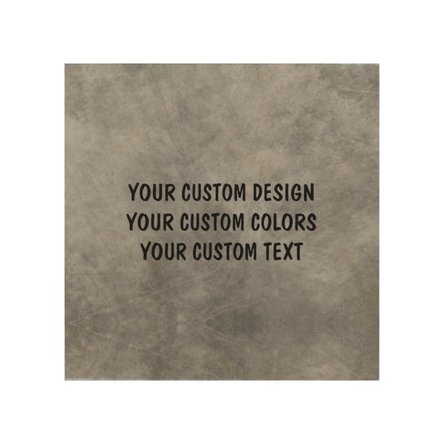 Create Your Own Custom Personalized Wood Wall Art (Front)