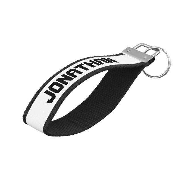 Create Your Own Custom Personalized Wrist Keychain (Angled Up)
