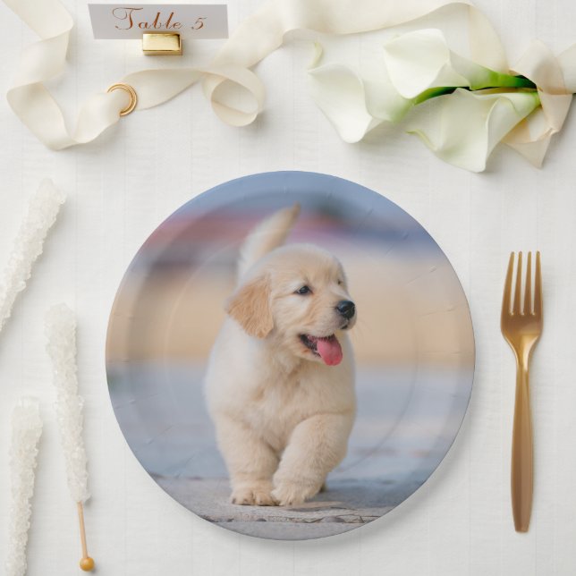 Create your own custom pet paper plates (Wedding)