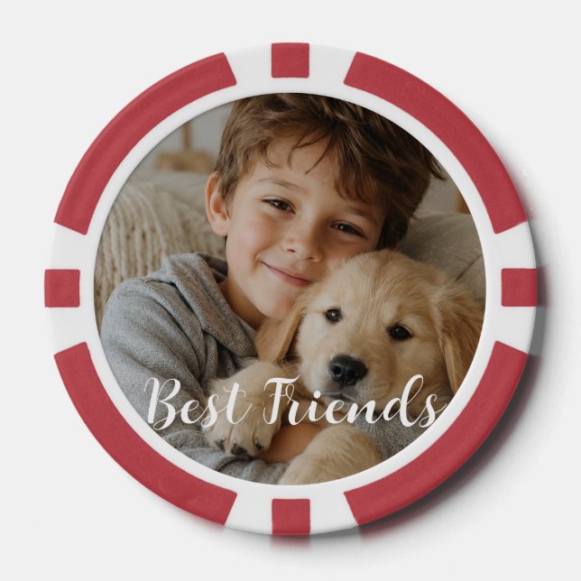 Create your own custom pet poker chips (Front)