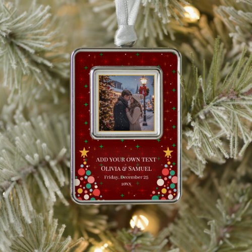 Create Your Own Custom Photo and Text Christmas Ornament