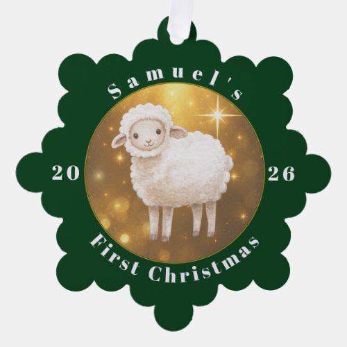 Create Your Own Custom Photo and Text Christmas Ornament Card