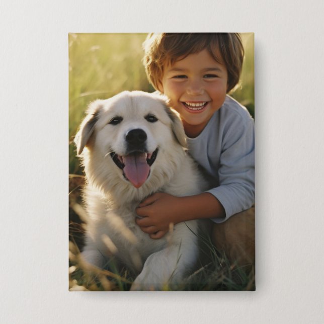 Create Your Own Custom Photo Button (Front)