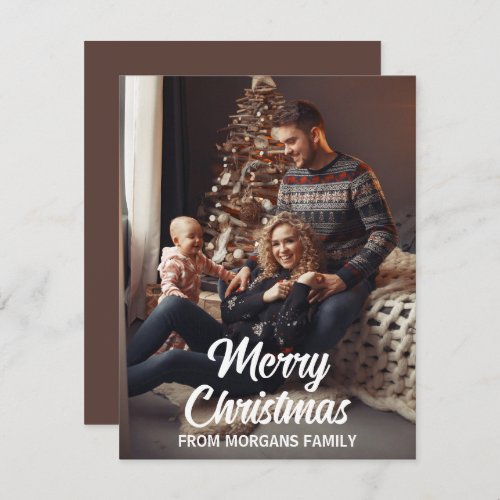Create your own Custom Photo Christmas Holiday Card