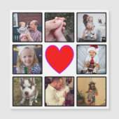Create Your Own Custom Photo Collage Magnet (Front)