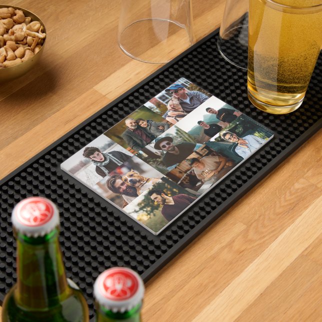 Create your own Custom Photo Collage Personalized Bar Mat (Insitu (Bar 2))