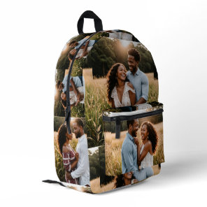 "create your own" custom photo collage printed backpack