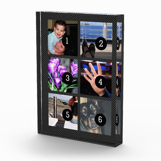 Create Your Own Custom Photo Display 6 images Award (Right)