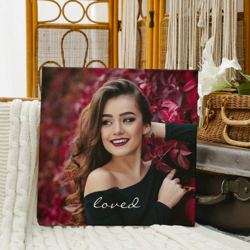 Create Your Own Custom Photo DIY Loved Canvas Print