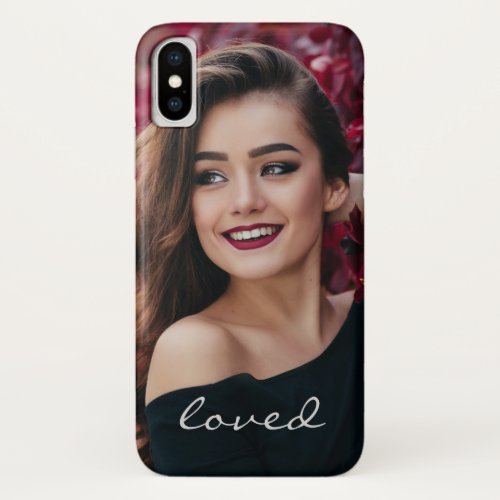 Create Your Own Custom Photo DIY Loved iPhone X Case