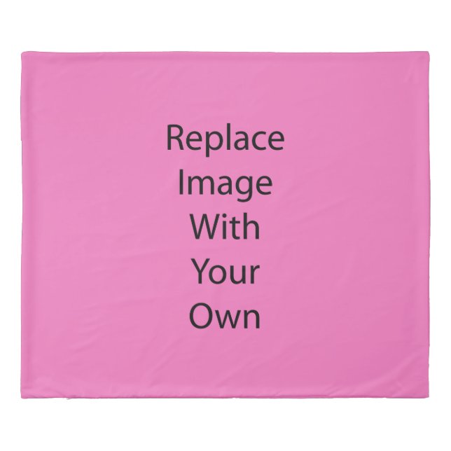 Create your own custom photo duvet cover (Back)