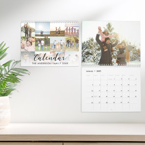 Create Your Own Custom Photo Family Calendar