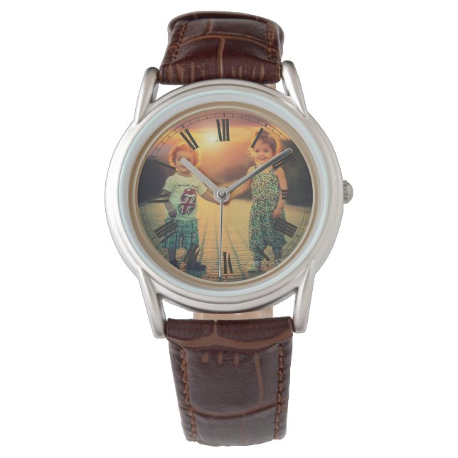 Create Your Own Custom Photo Family Keepsake Watch (Front)