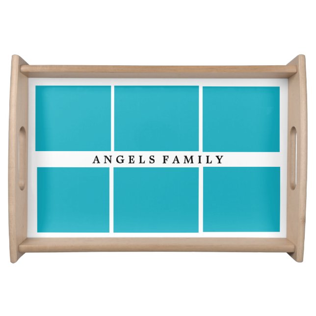 Create your own Custom PHOTO Family Serving Tray (Front)