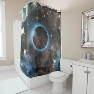 Create Your Own Custom Photo Galaxy Planet Nebula Shower Curtain