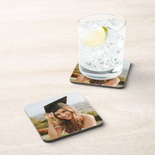 Create Your Own Custom Photo Graduation Party Beverage Coaster
