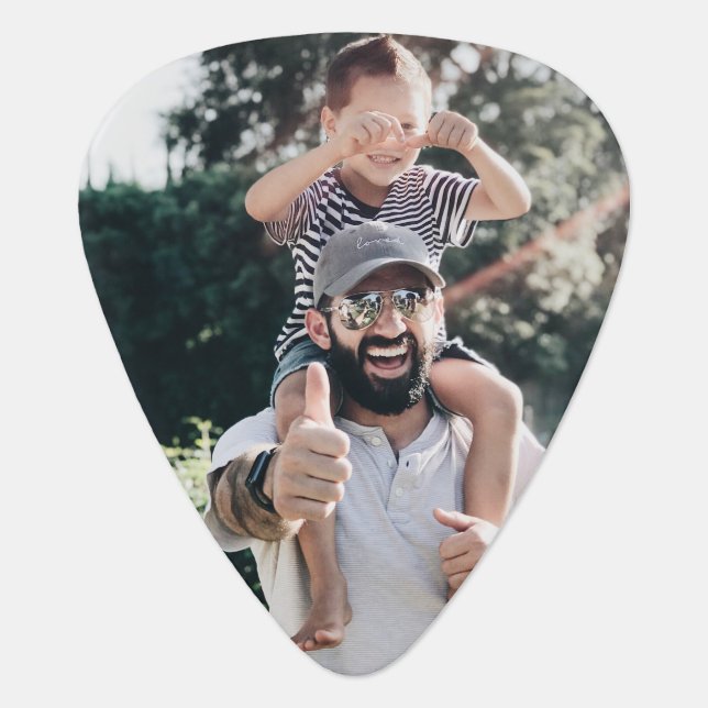 Create Your Own Custom Photo Guitar Pick (Front)