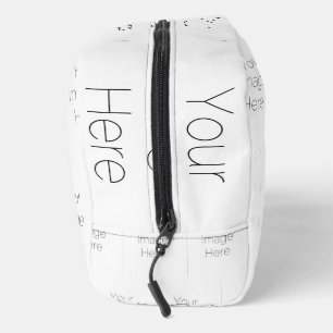 "create your own" custom photo make up bag