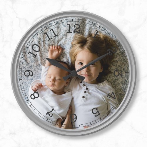 Create Your Own Custom Photo Modern Large Clock