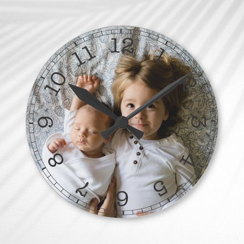 Create Your Own Custom Photo Modern Round Clock