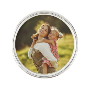 Create Your Own Custom Photo Mommy and Me Lapel Pin