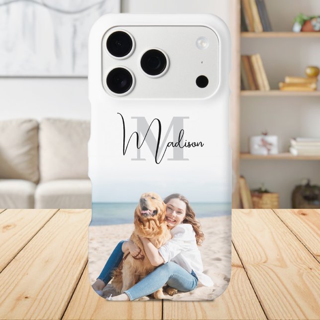 Create Your Own Custom Photo Monogram  Case-Mate iPhone Case (Creator Uploaded)
