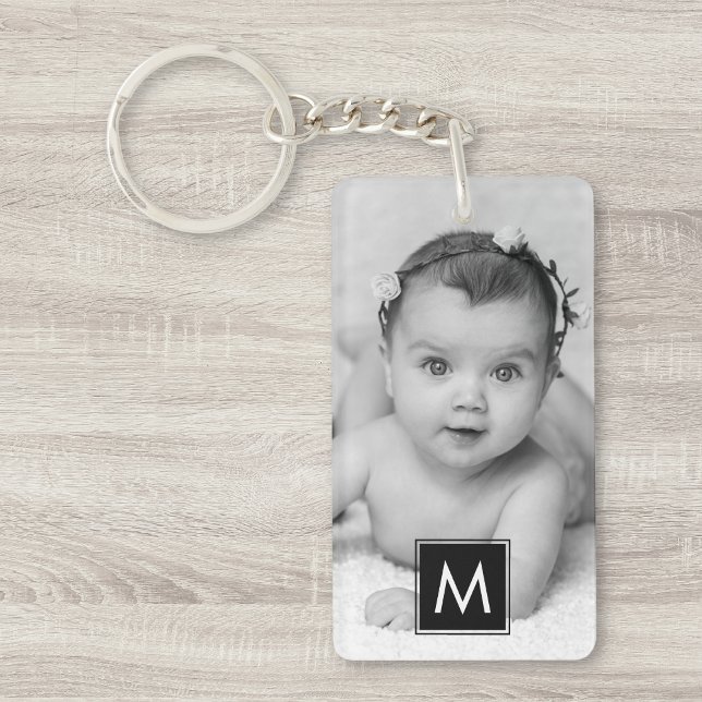 Create Your Own Custom Photo Monogram Keychain (Creator Uploaded)