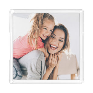 Create Your Own Custom Photo Mothers Day Gift Acrylic Tray