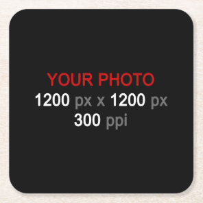Create Your Own Custom Photo Paper Coaster